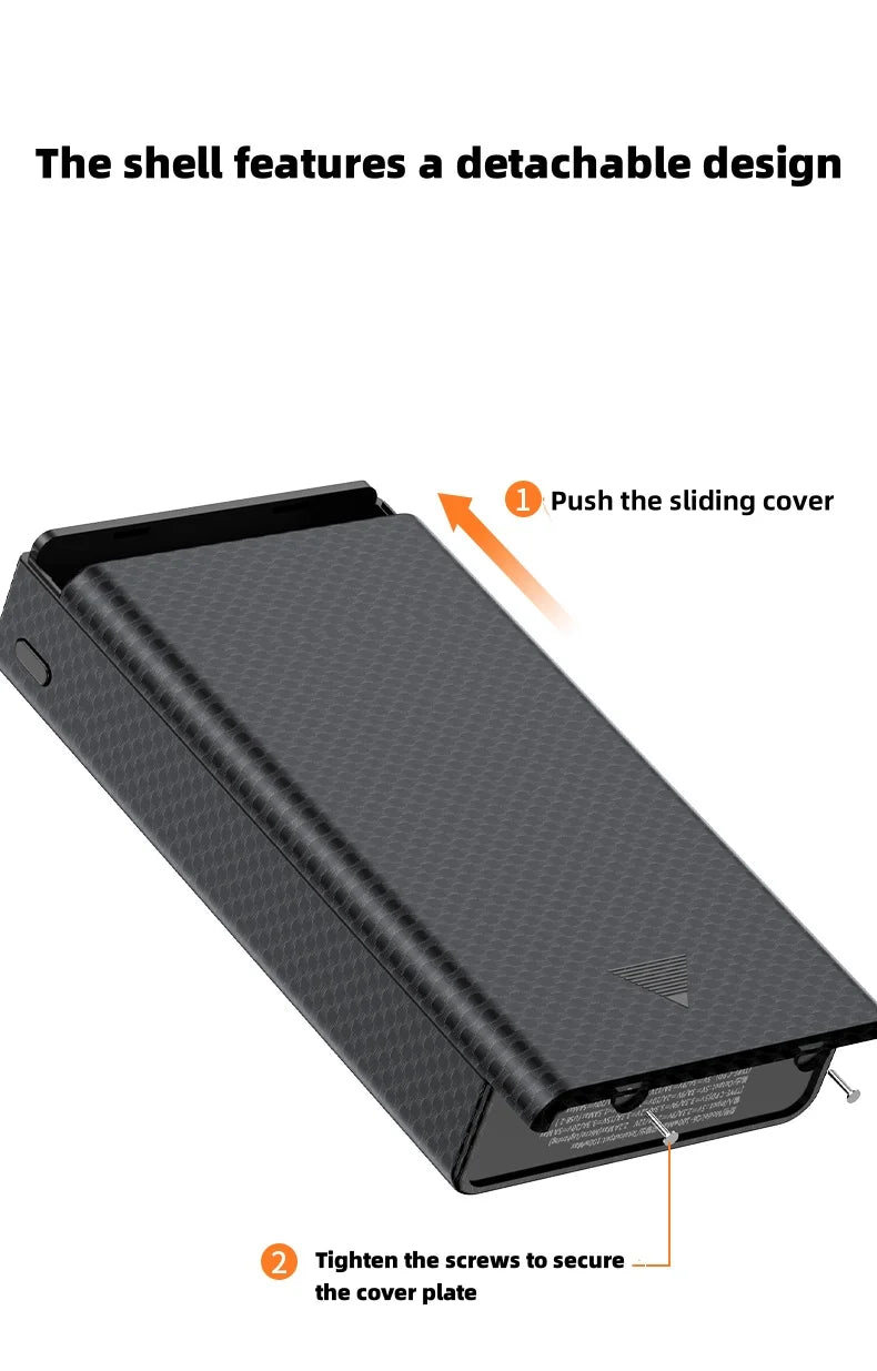 Power Bank DIY Kit 100W PD – No Soldering
