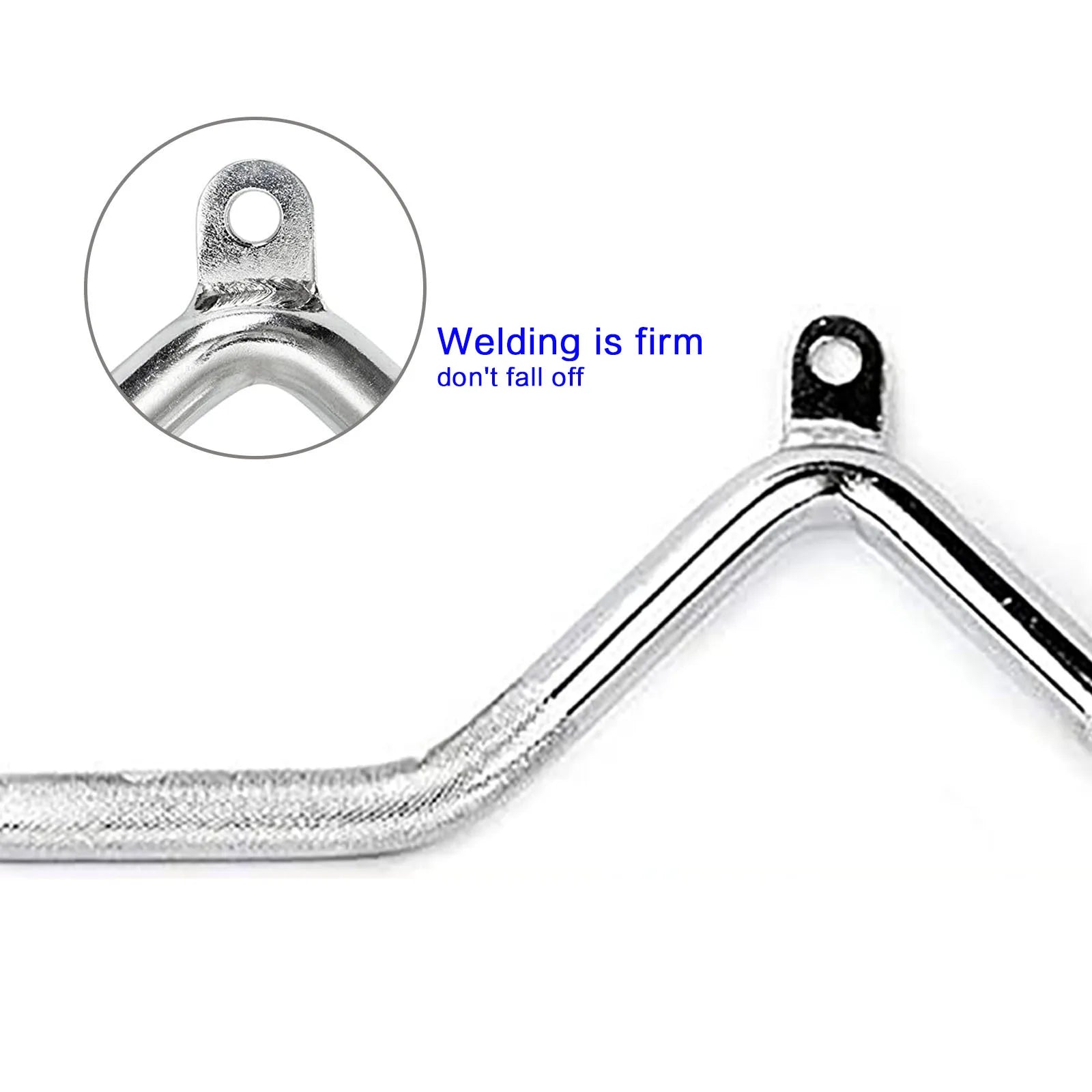 Chrome Lat Pull Down Bar & Tricep Rope