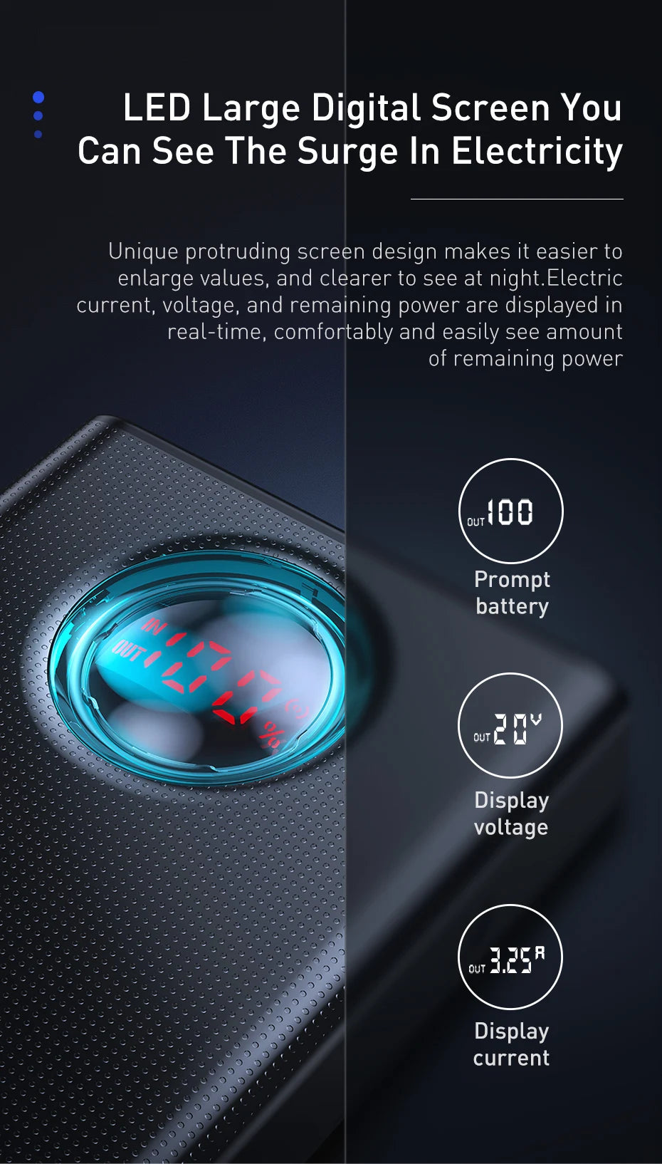Baseus 30000mAh 65W Power Bank