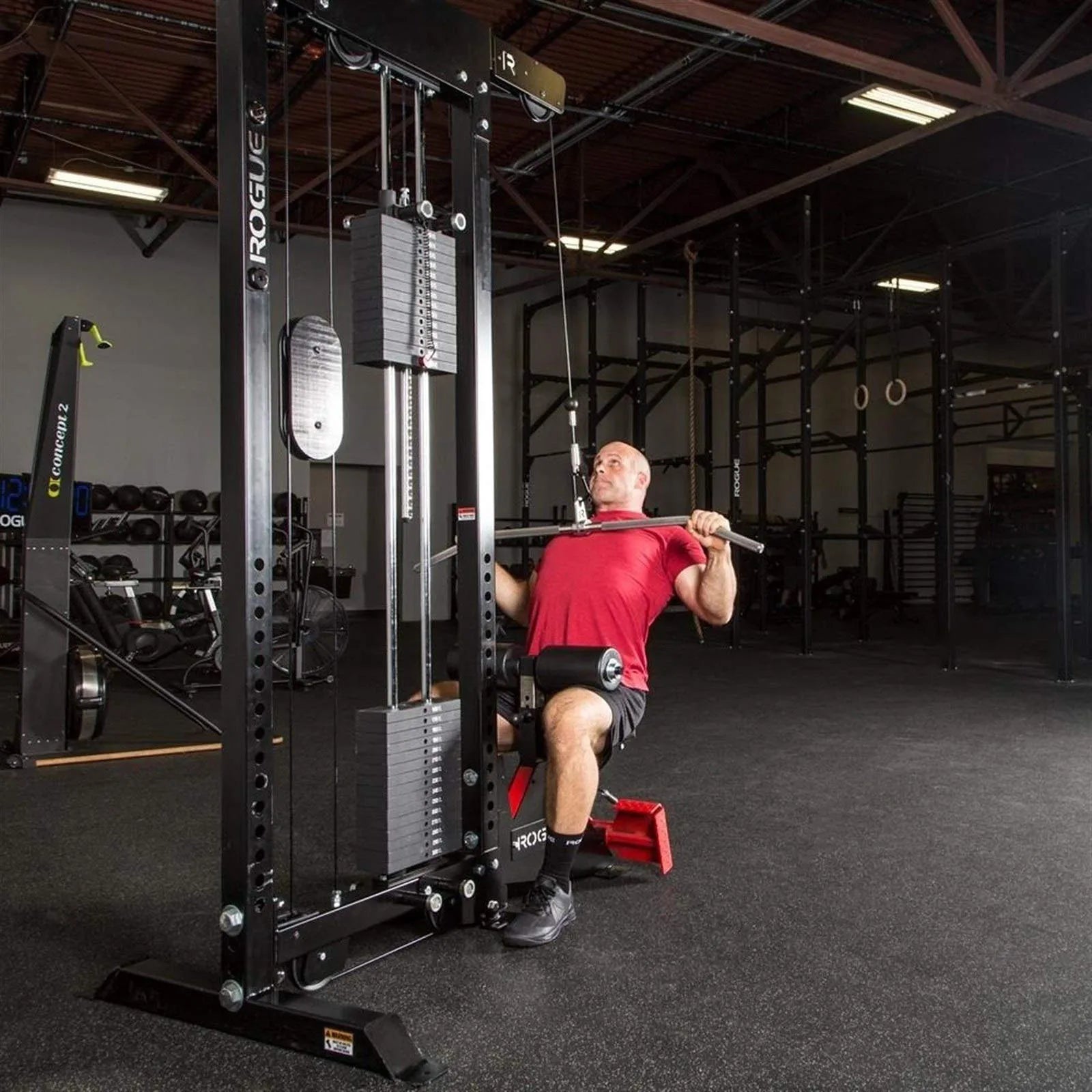Chrome Lat Pull Down Bar & Tricep Rope