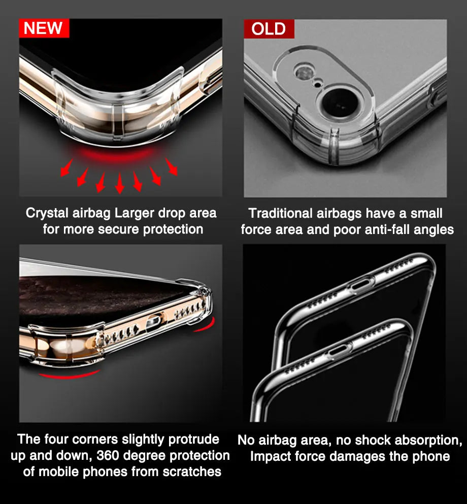 Shockproof Silicone Case – Multi iPhone