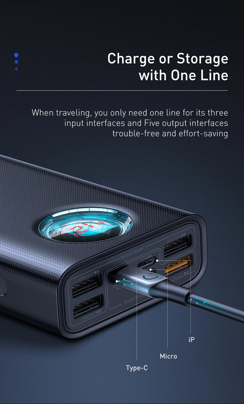 Baseus 30000mAh 65W Power Bank
