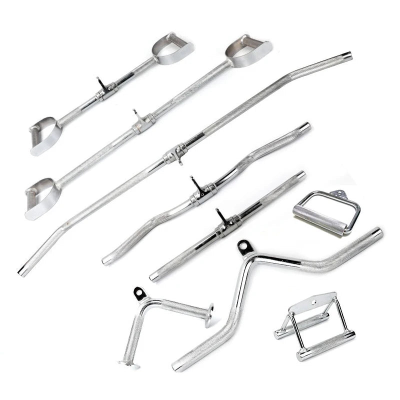 Chrome Lat Pull Down Bar & Tricep Rope