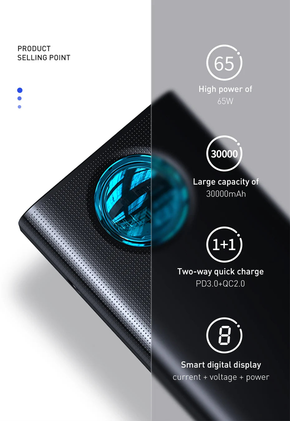 Baseus 30000mAh 65W Power Bank