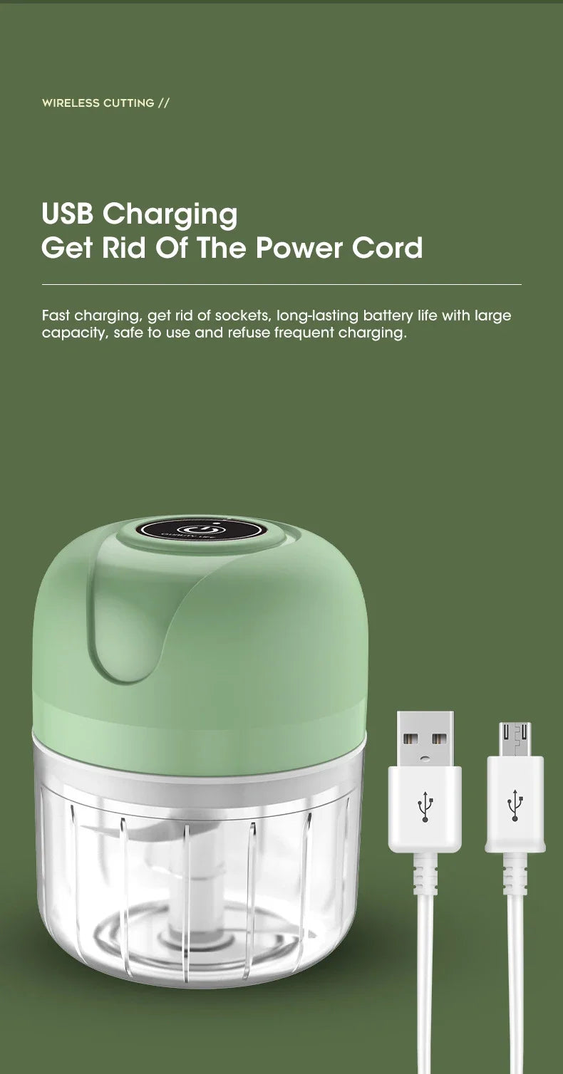 Multifunctional USB Electric Food Chopper