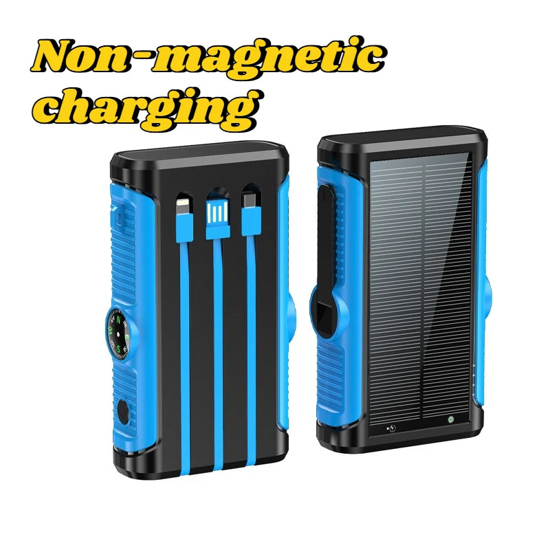 Solar Power Bank 20000mAh 22.5W – Hand Crank