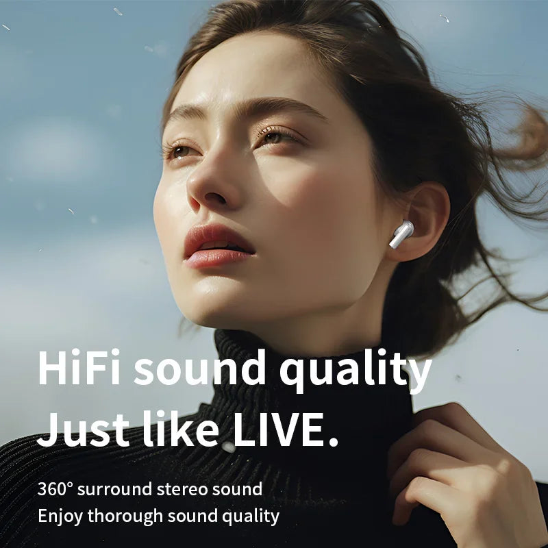 Noise Cancelling Wireless Earbuds with Mic