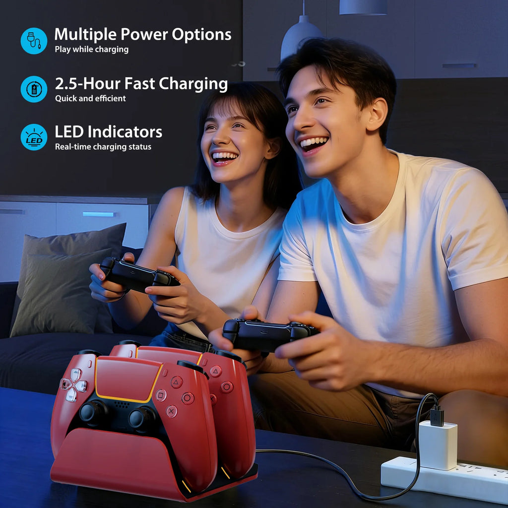 PS5 Dual Controller Charging Station