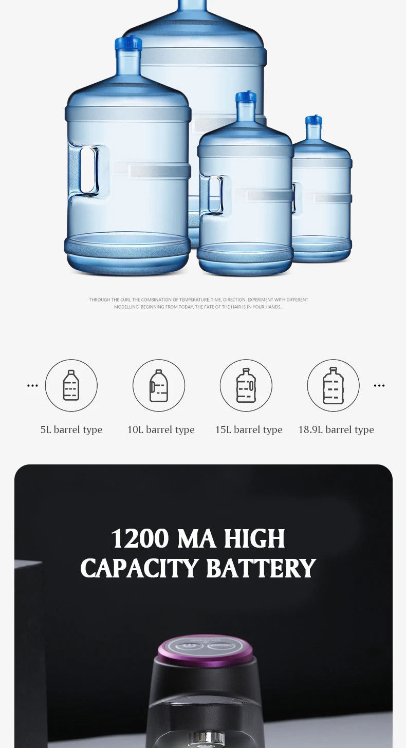 Electric Water Bottle Pump Dispenser