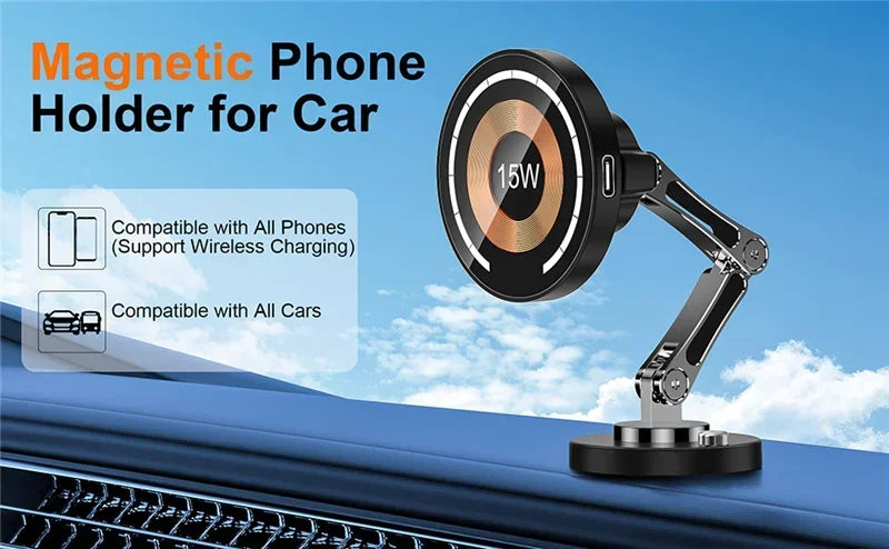 Magnetic Wireless Car Phone Charger Mount