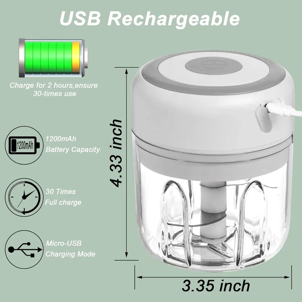 USB Electric Mini Food Chopper