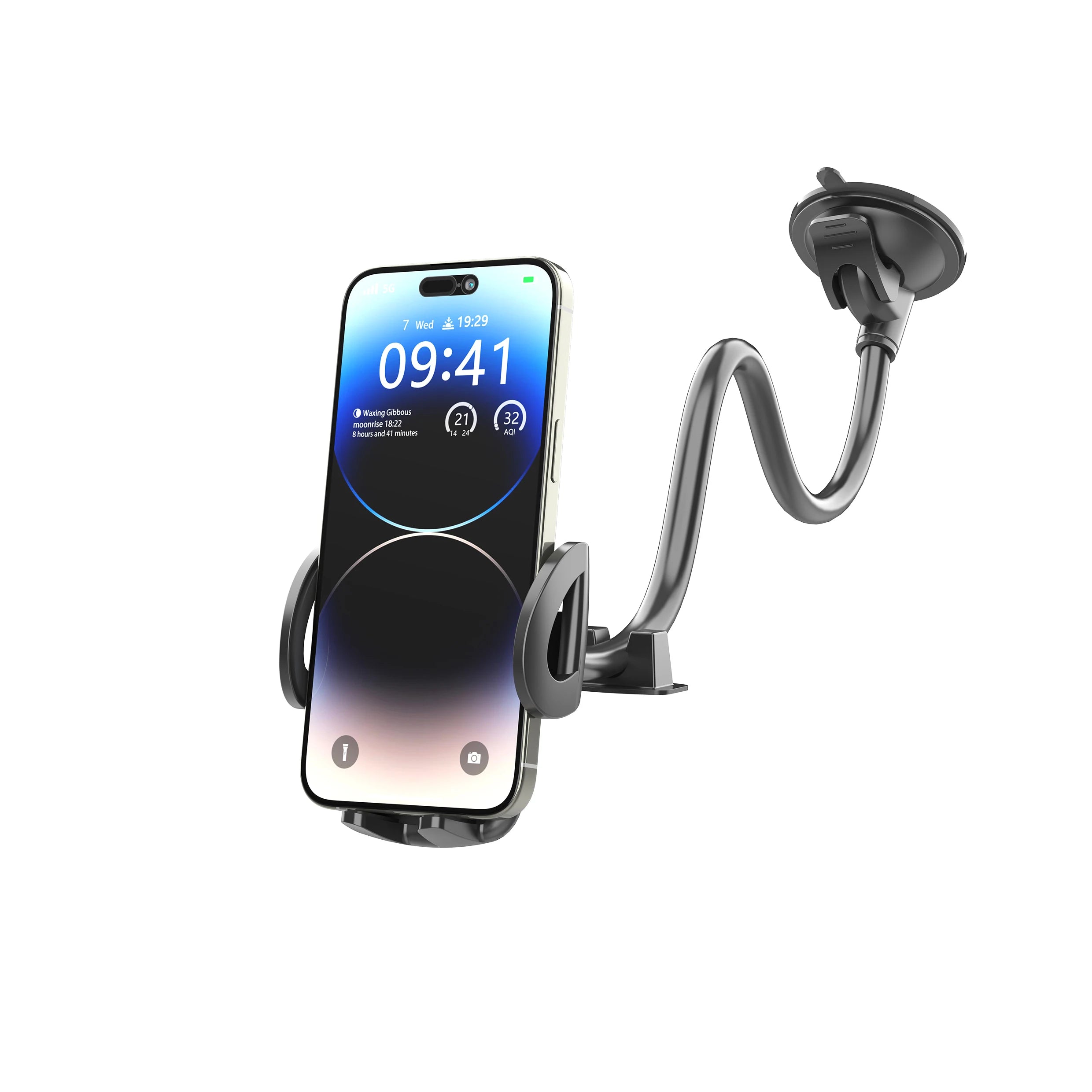 Gooseneck Car Phone Mount