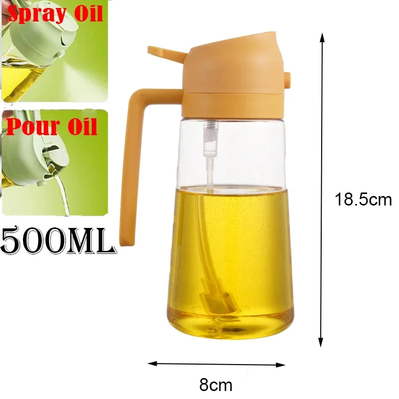 2-in-1 Pour & Spray Oil Bottle