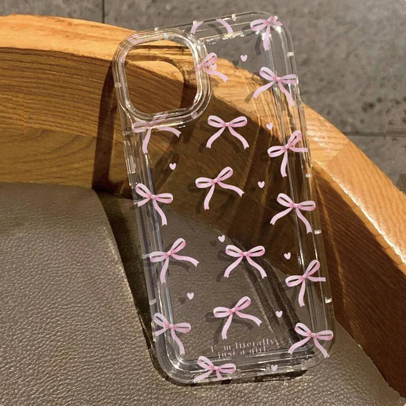 Pink Heart Bow Case – Multi iPhone