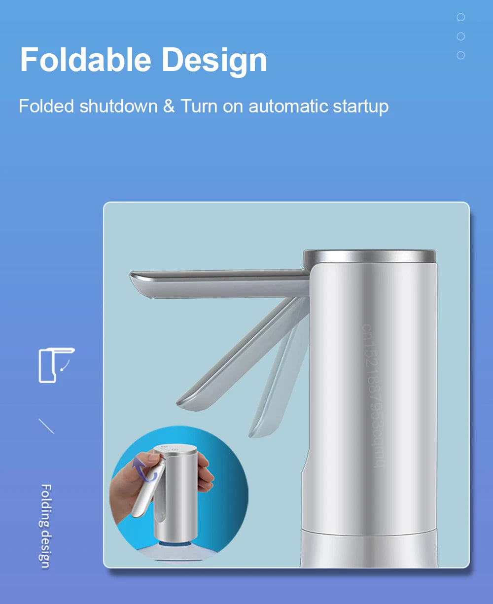 Rechargeable Desktop Water Dispenser Pump