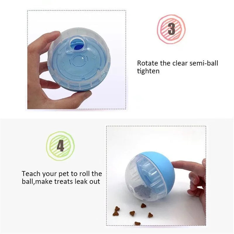 Slow Feeder Treat Dispenser Ball for Pets