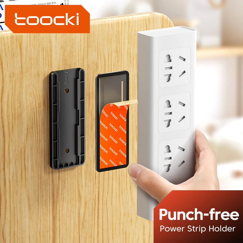 Toocki Power Strip & Cable Organizer Holder (1/2/3 Pcs)