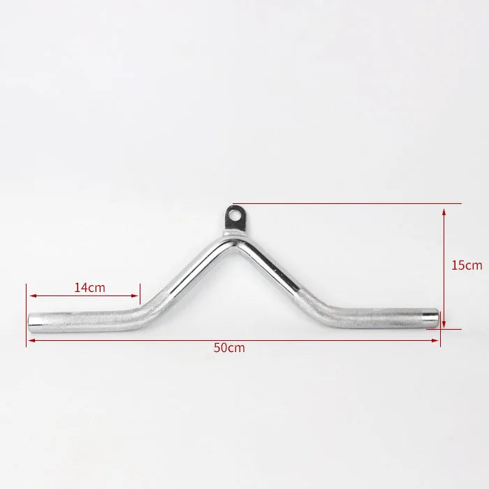 Chrome Lat Pull Down Bar & Tricep Rope