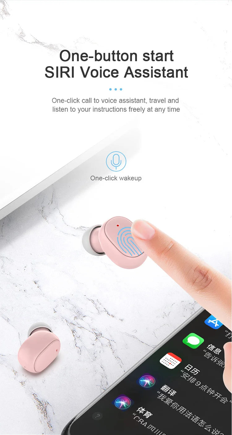TWS Bluetooth Earbuds with Charging Case