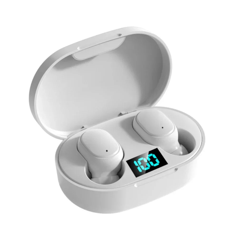 E6S Noise Cancelling Earbuds LED Charging Case