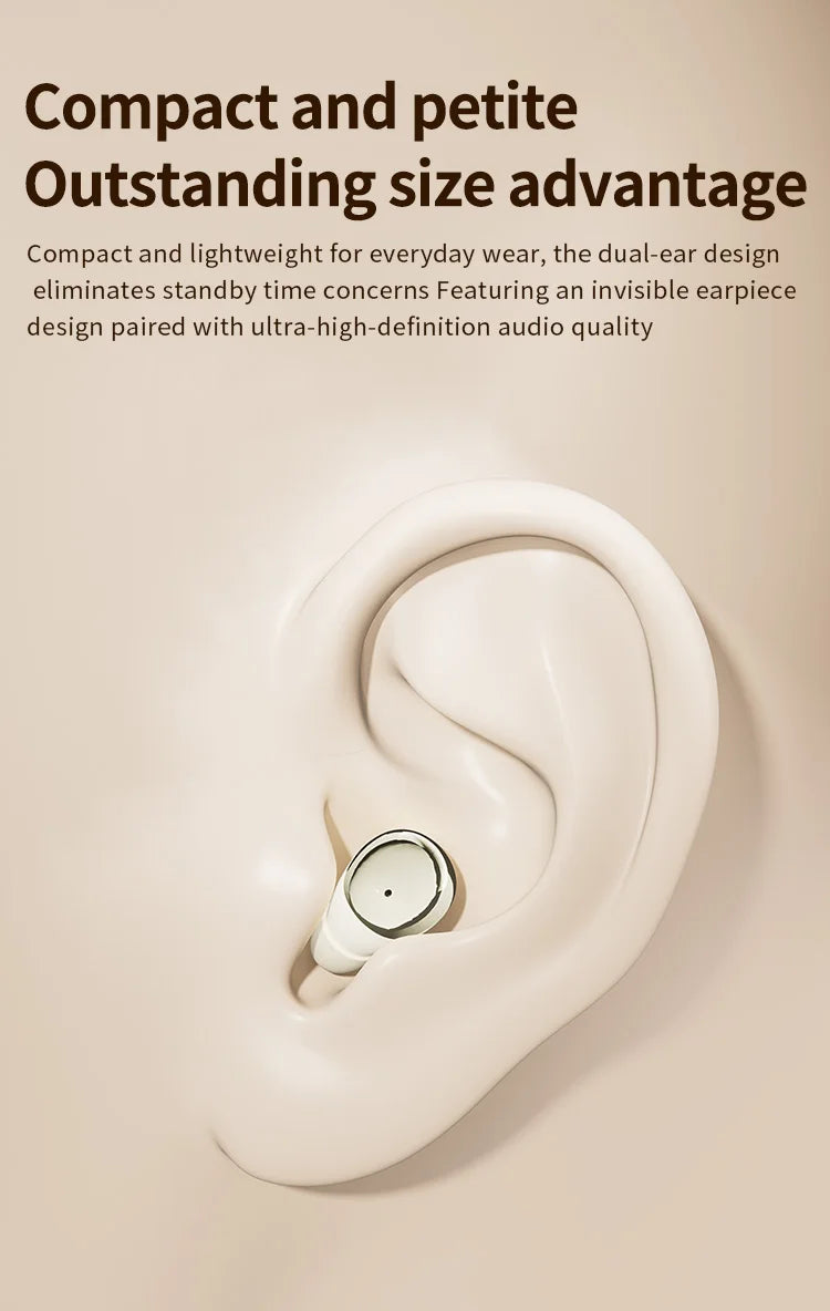 Mini Sleep & Sport Earbuds 30H Playtime (2-Pack)
