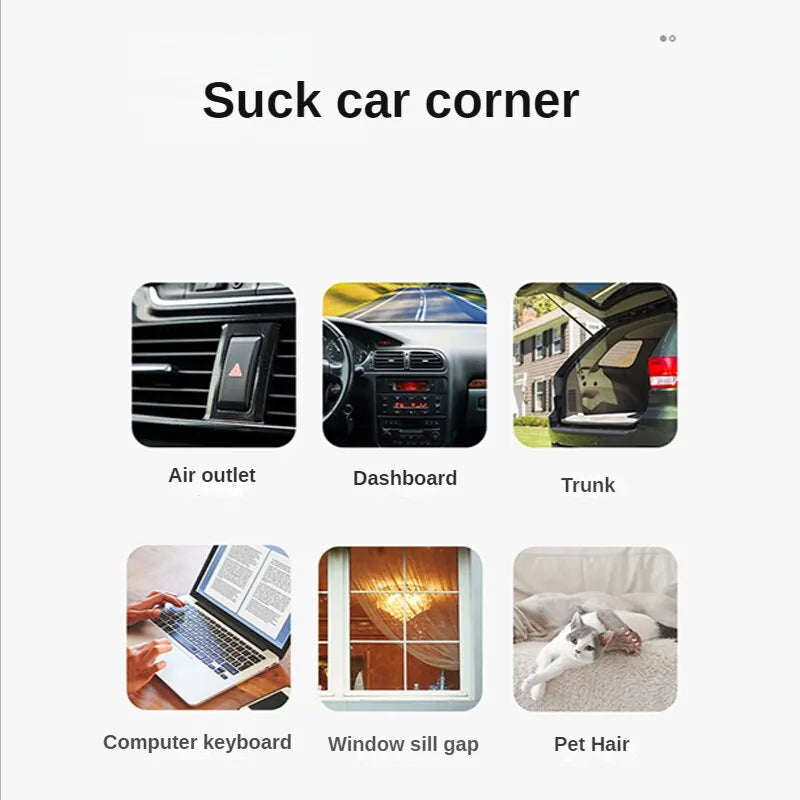 Rechargeable Handheld Car Vacuum – 6000Pa