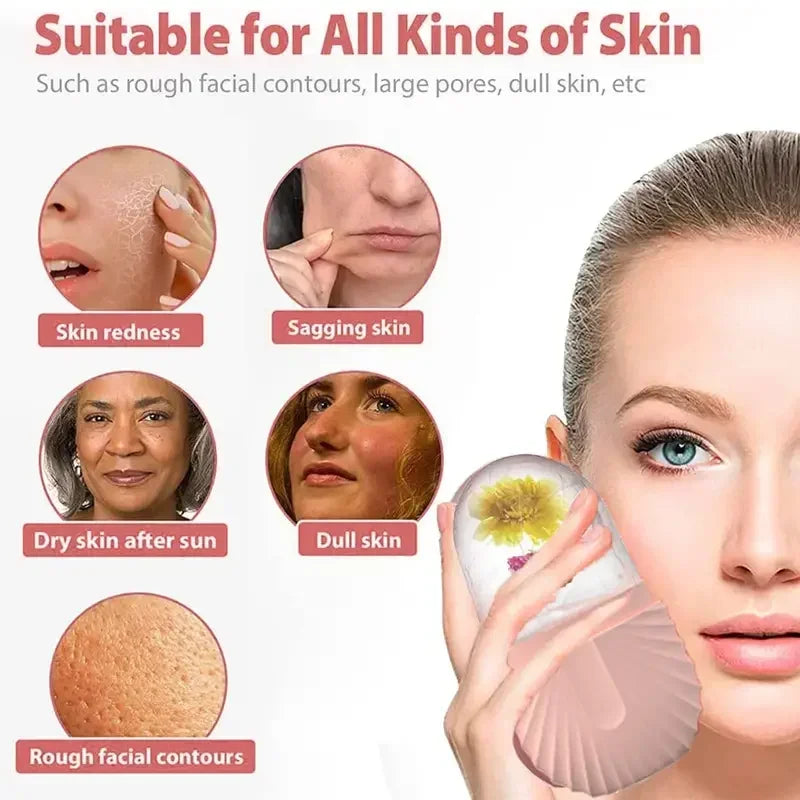 Ice Globe Face Massager & Roller Set
