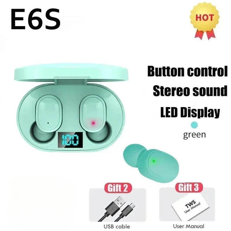 E6S Noise Cancelling TWS Earbuds with Mic
