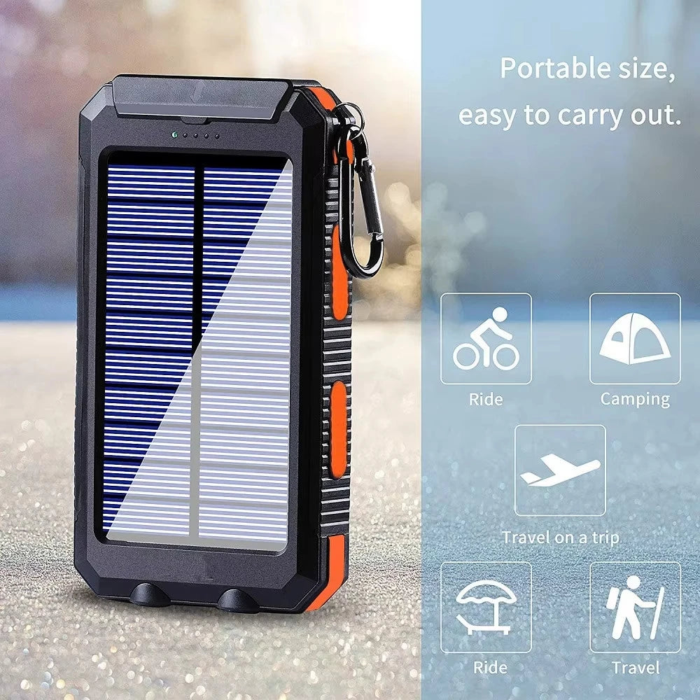 Solar Power Bank 80000mAh – Fast Charging
