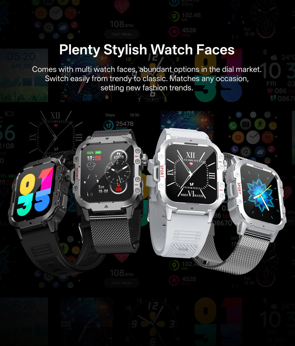 Smart Watch 1.44" – Bluetooth Call & Health