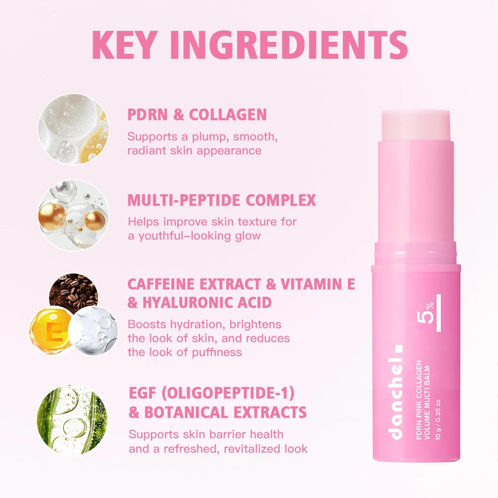 PDRN Pink Collagen Brightening Balm Stick