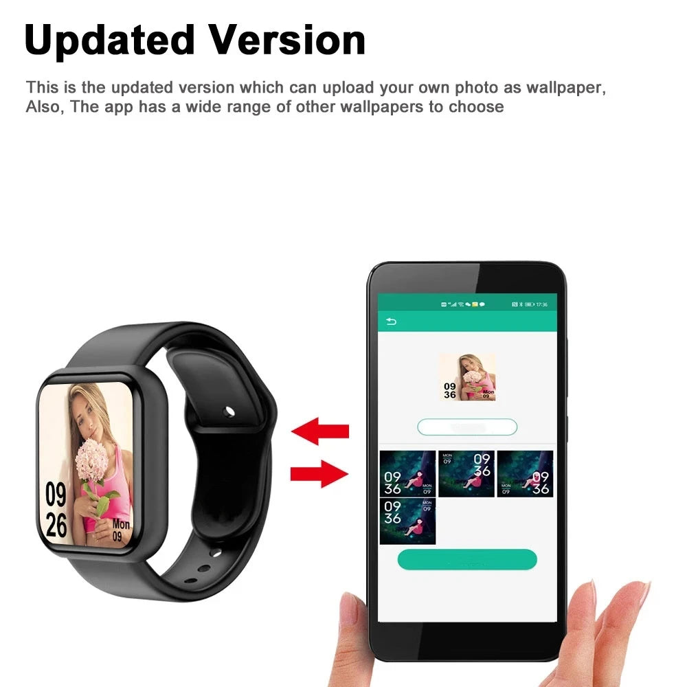 Smart Watch – Bluetooth Fitness & Sleep Monitor