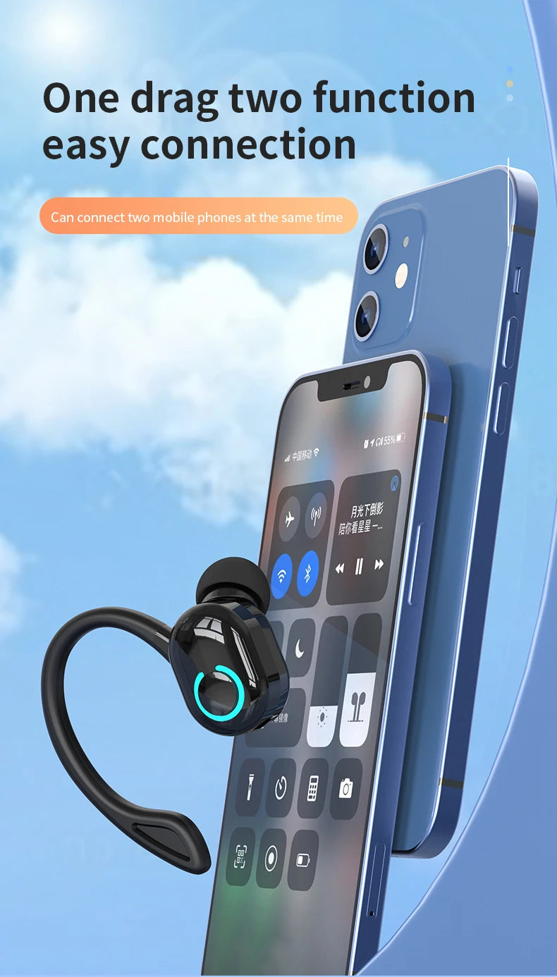 HiFi Bass Waterproof Noise Cancelling Earbuds