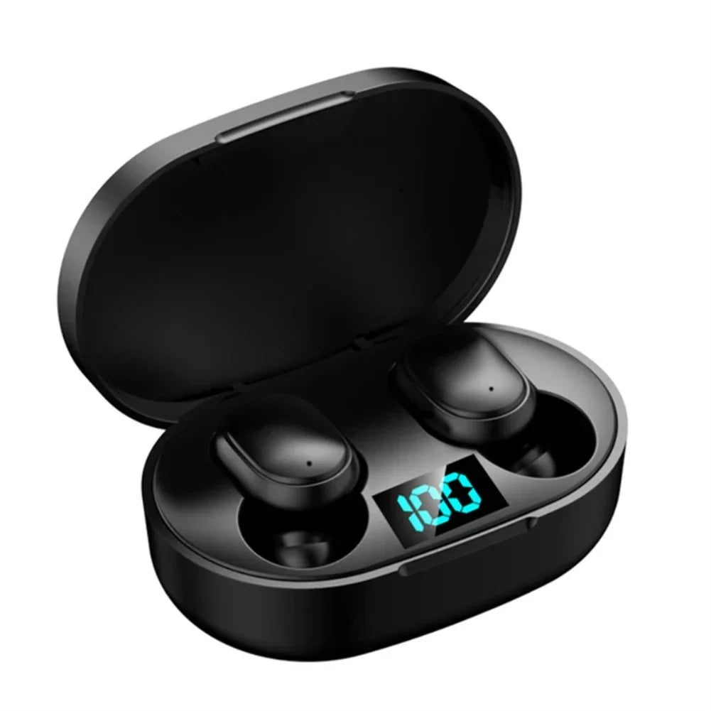 E6S Noise Cancelling Earbuds LED Charging Case