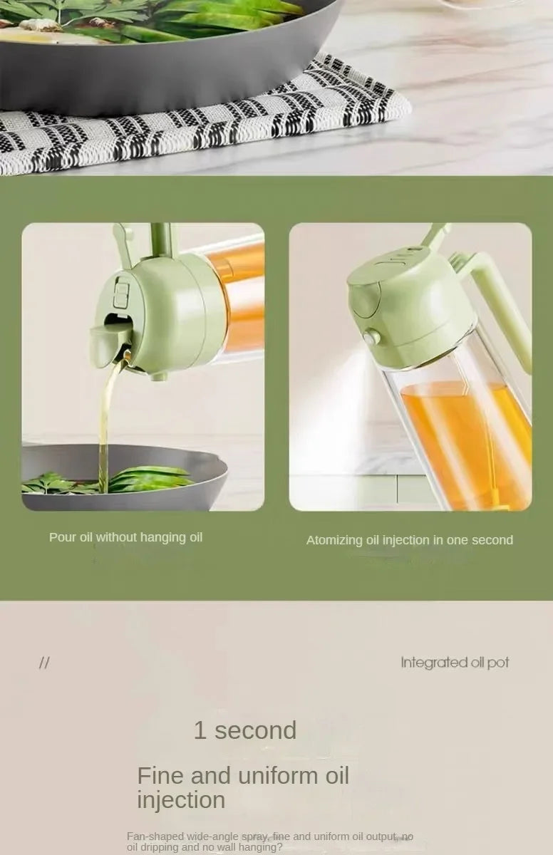 2-in-1 Pour & Spray Oil Bottle