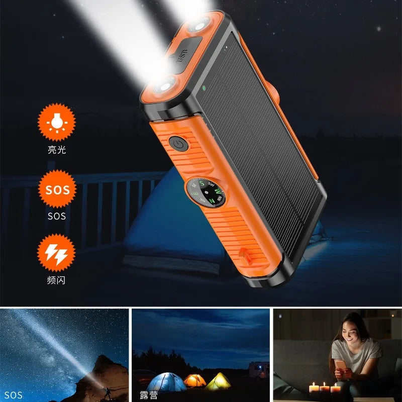 Solar Power Bank 20000mAh 22.5W – Hand Crank
