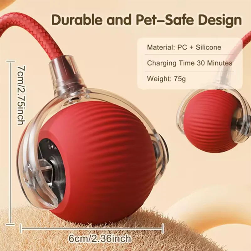 Interactive Electric Cat & Dog Toy Ball