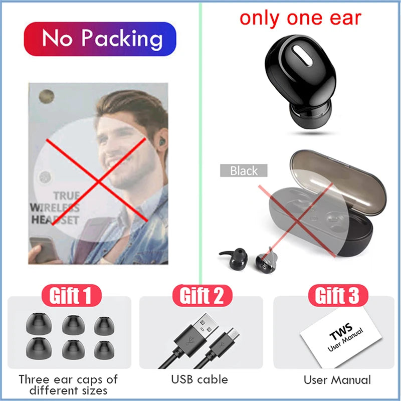BT5.0 Waterproof Sport TWS Earbuds with Mic