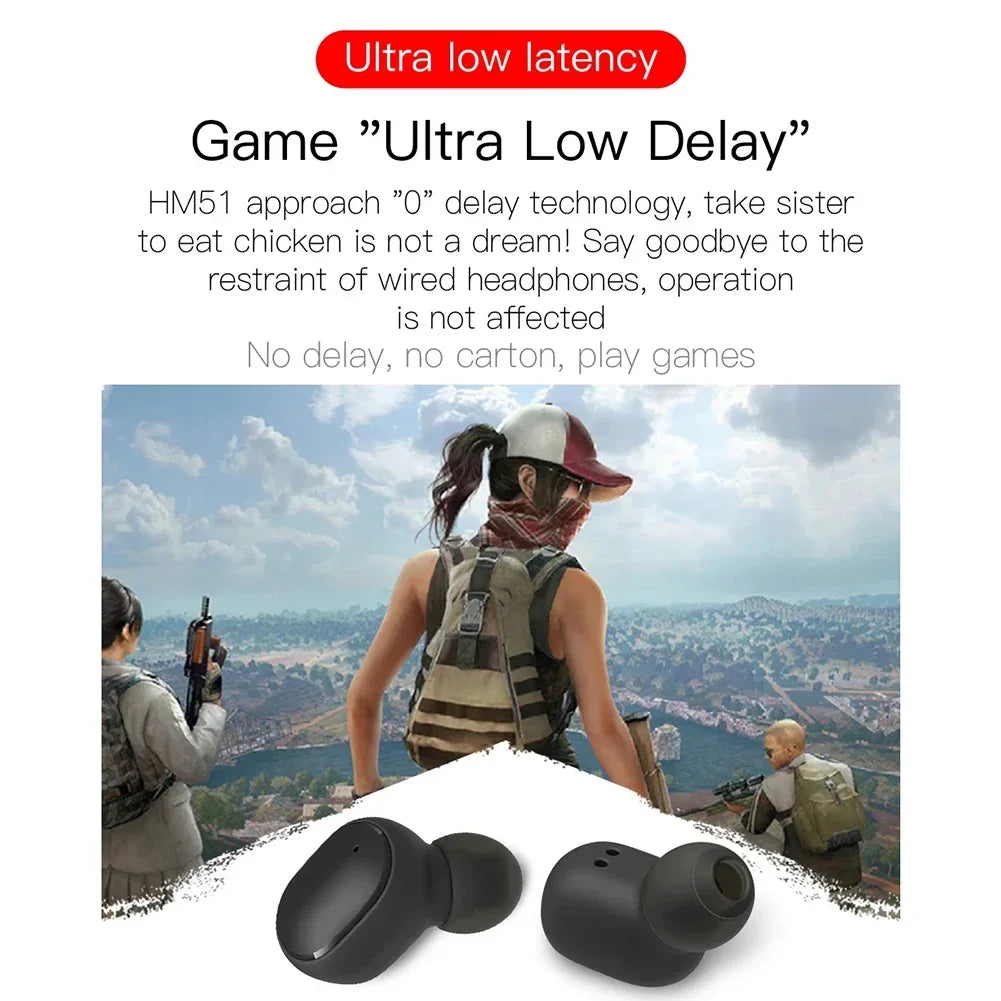 E6S Noise Cancelling Earbuds LED Charging Case