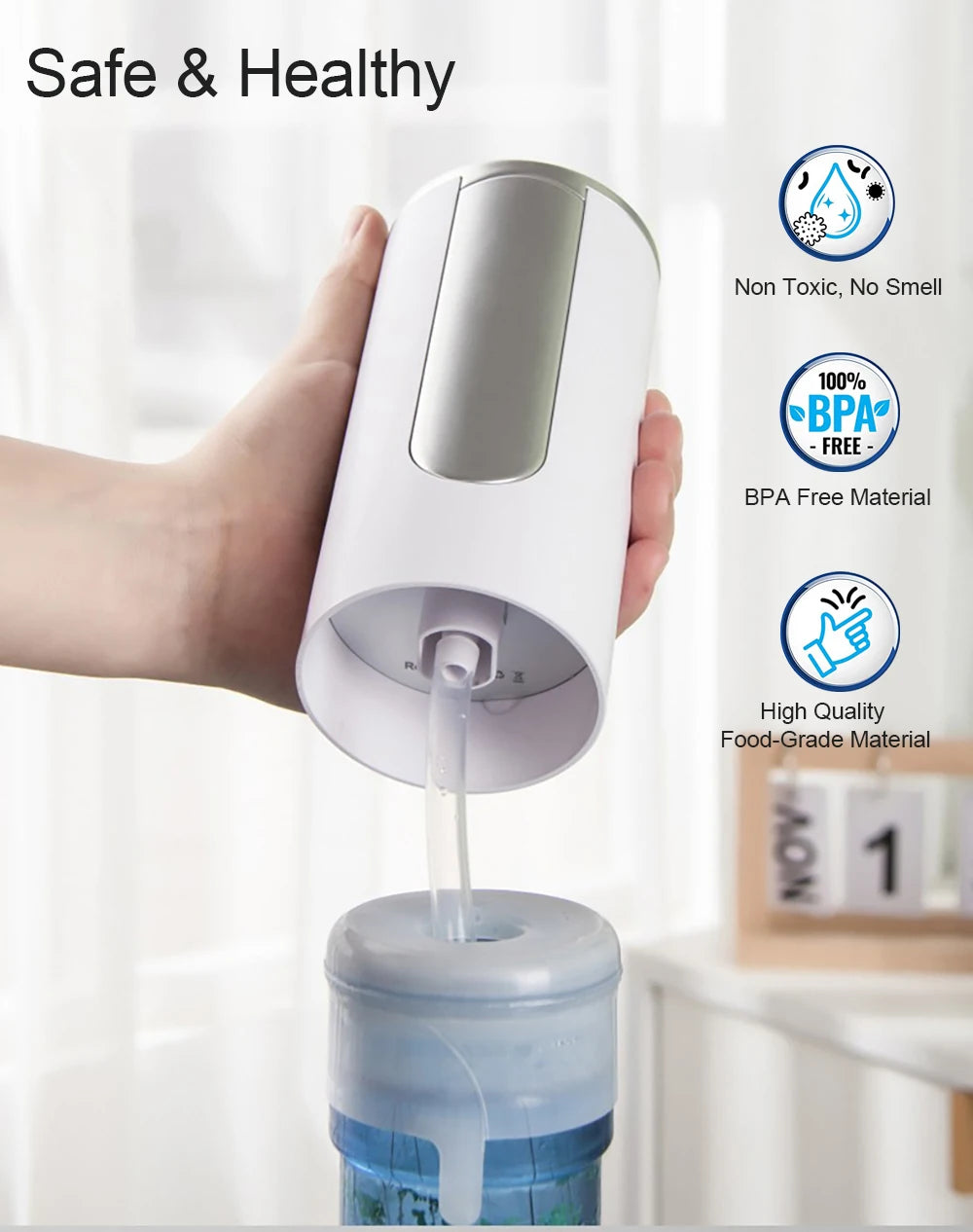Rechargeable Desktop Water Dispenser Pump