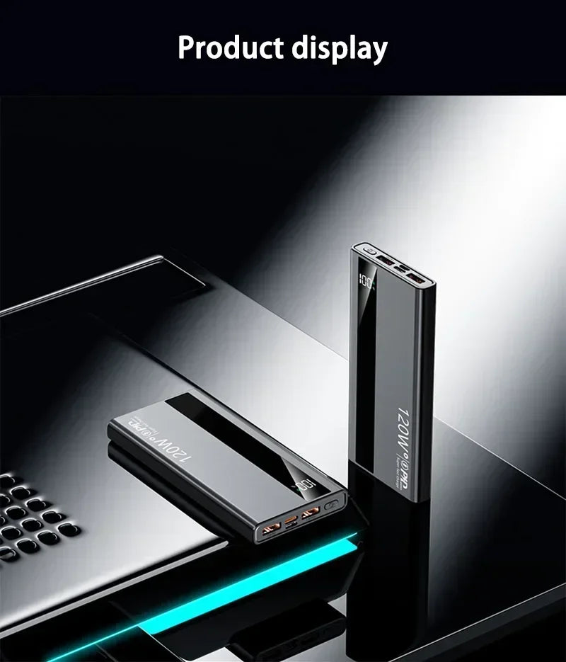 Power Bank 500000mAh 120W Fast Charging