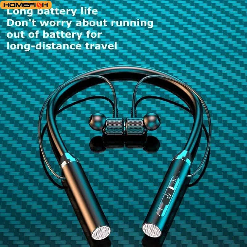 9D Magnetic Neckband TWS Earbuds with Mic