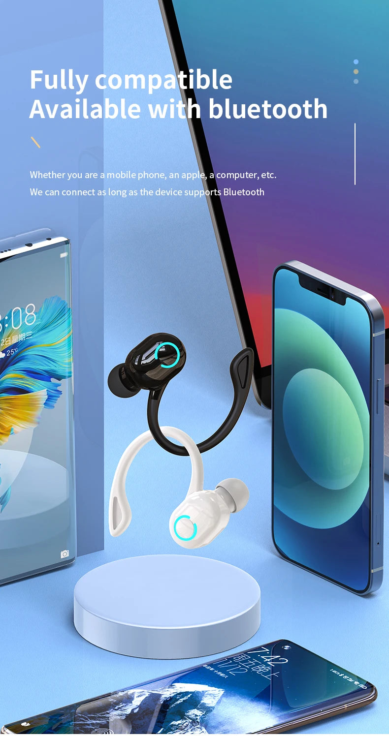HiFi Bass Waterproof Noise Cancelling Earbuds