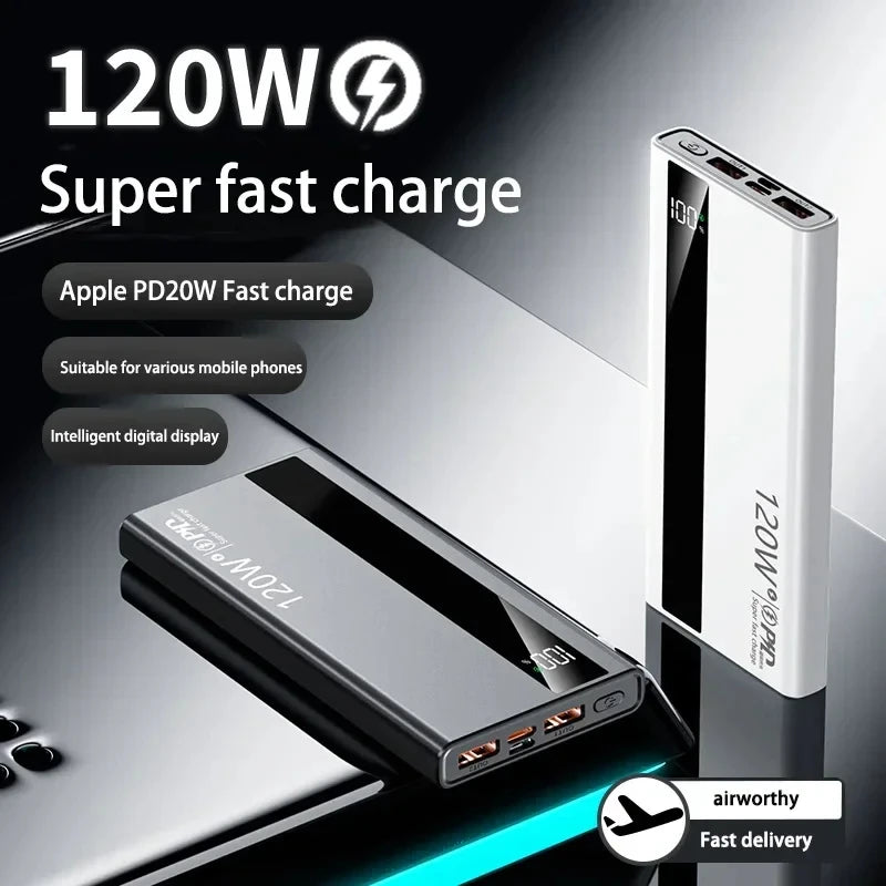 Power Bank 500000mAh 120W Fast Charging