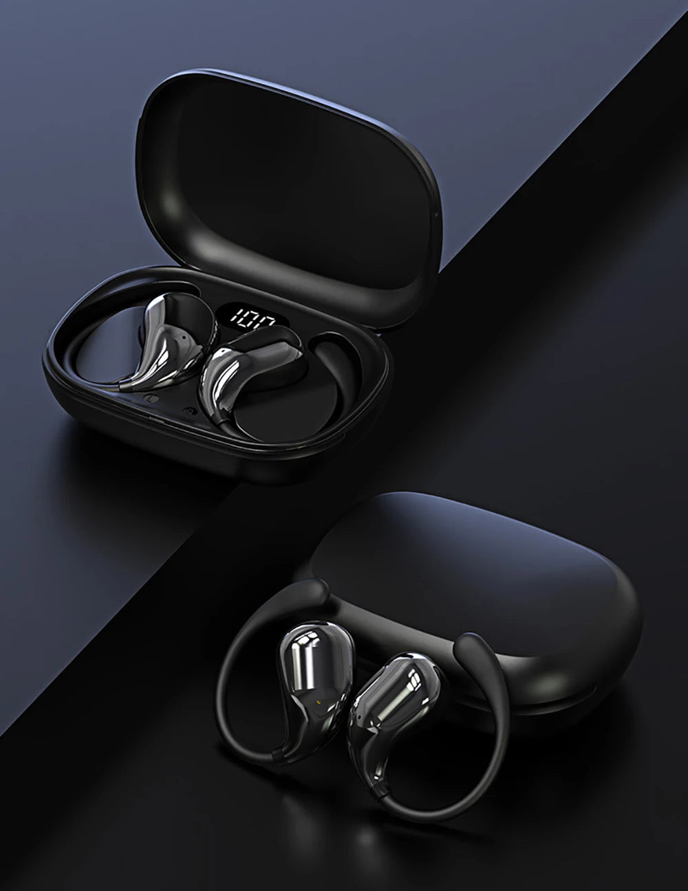 BT5.4 Ear Hook HiFi Waterproof Touch Earbuds