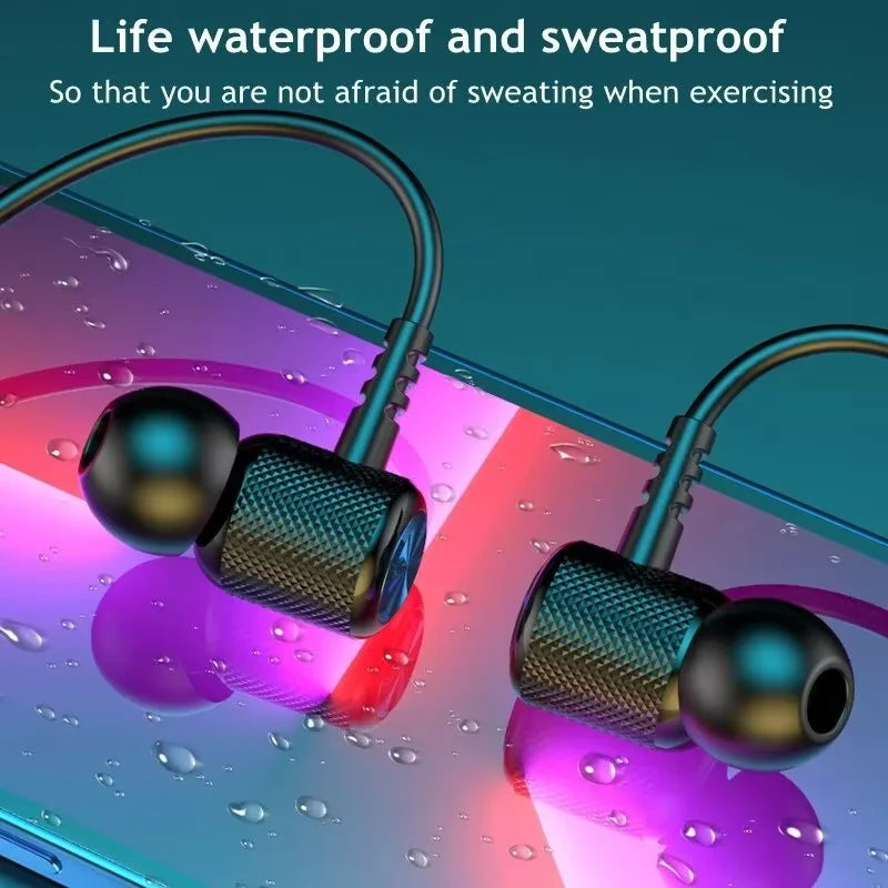 9D Magnetic Neckband TWS Earbuds with Mic