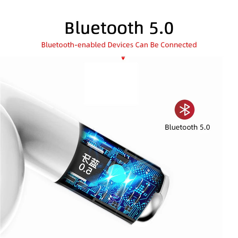 i4 Wireless Earbuds BT5.0 with HD Mic