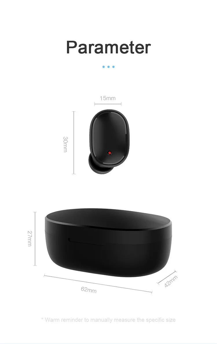 TWS Bluetooth Earbuds with Charging Case