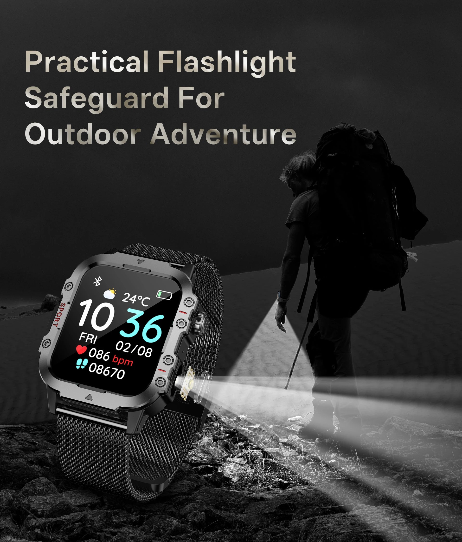 Smart Watch 1.44" – Bluetooth Call & Health