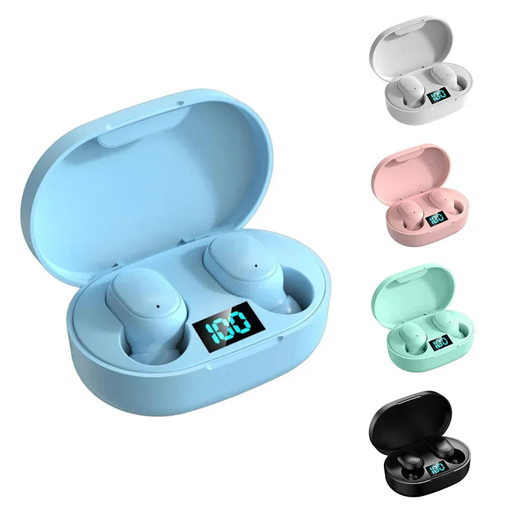 E6S Noise Cancelling Earbuds LED Charging Case